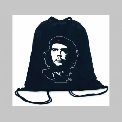 Che Guevara ľahké sťahovacie vrecko ( batôžtek / vak ) s čiernou šnúrkou, 100% bavlna 100 g/m2, rozmery cca. 37 x 41 cm